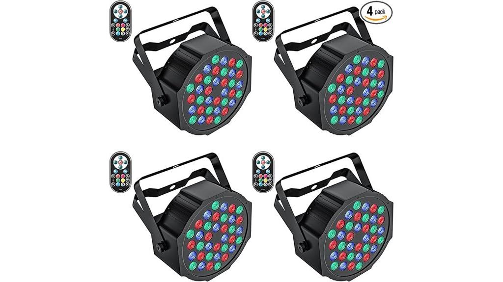 colorful event lighting solution