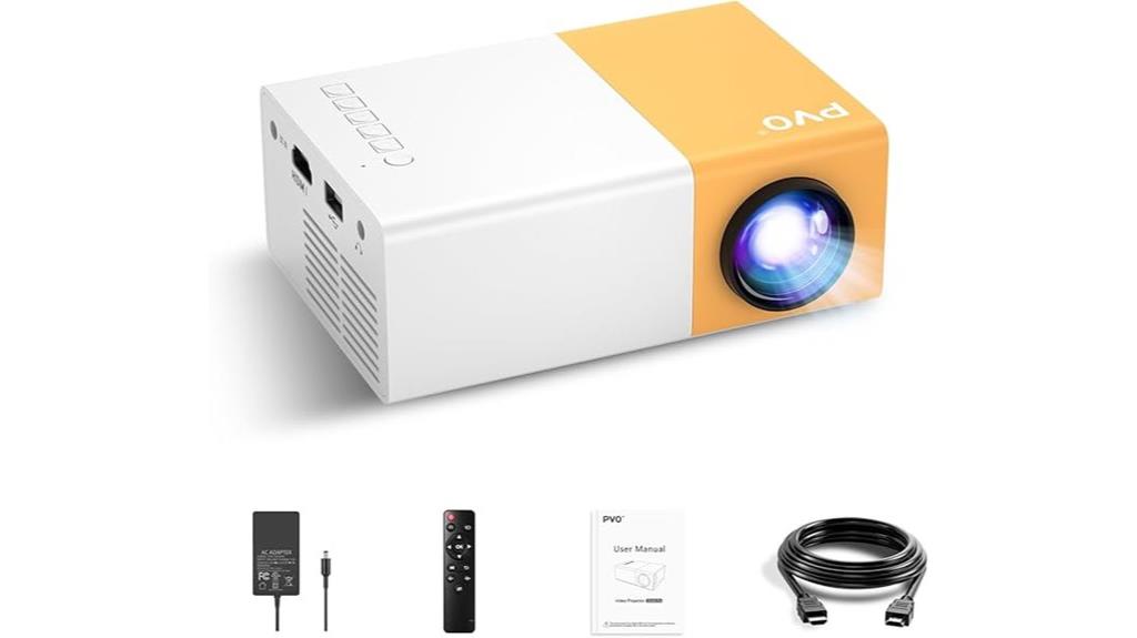 compact home kids projector