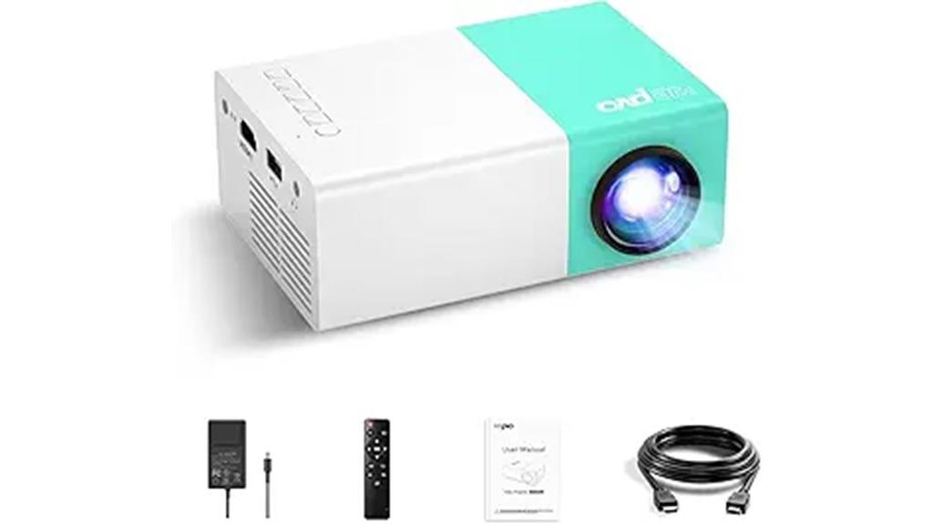 compact versatile outdoor projector