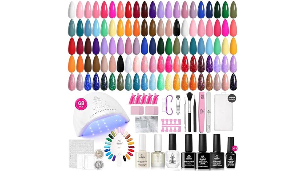 complete 68 piece gel set