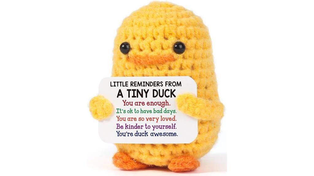 crochet duck inspirational toy