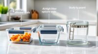 durable stylish glass containers