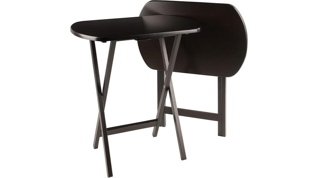 foldable snack tables set