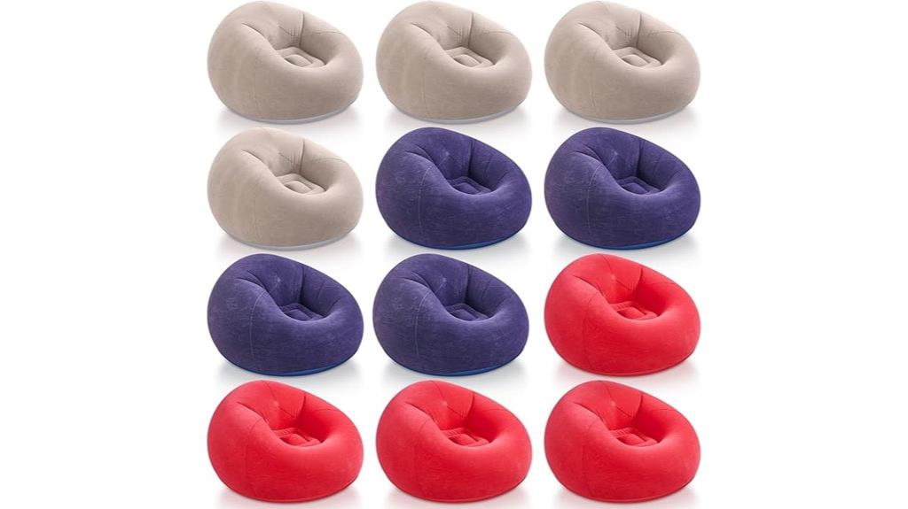inflatable bean bag set
