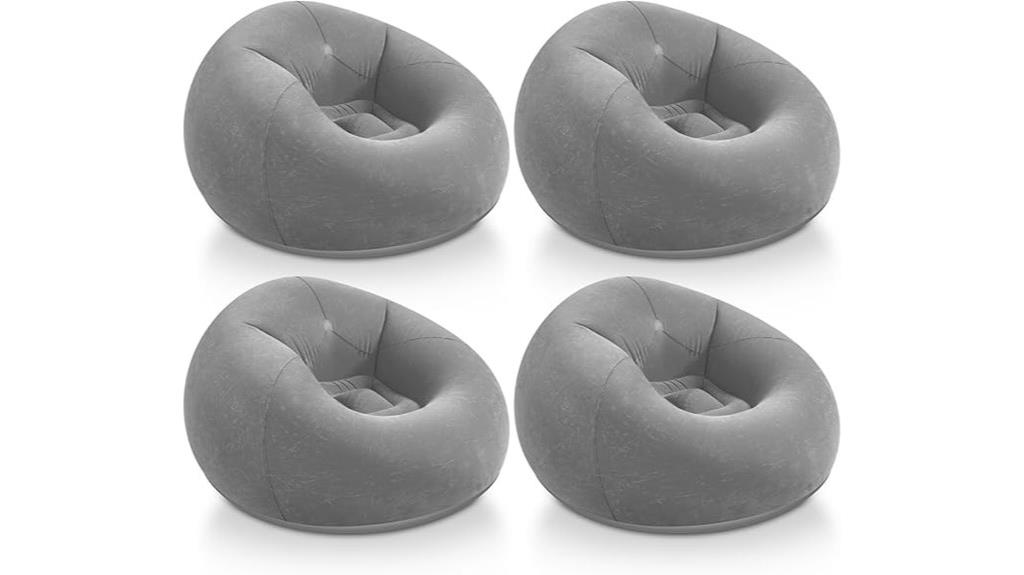 inflatable bean bag set