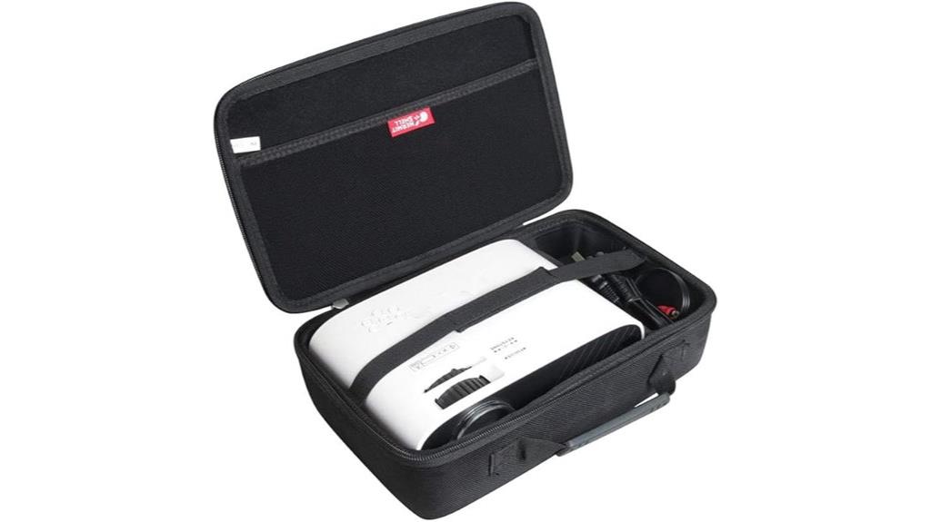 portable projector travel case
