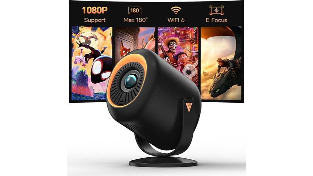 portable wifi bluetooth projector