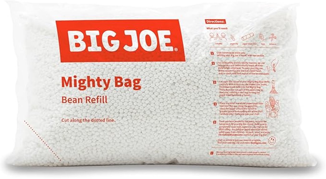 refill polystyrene bean bags