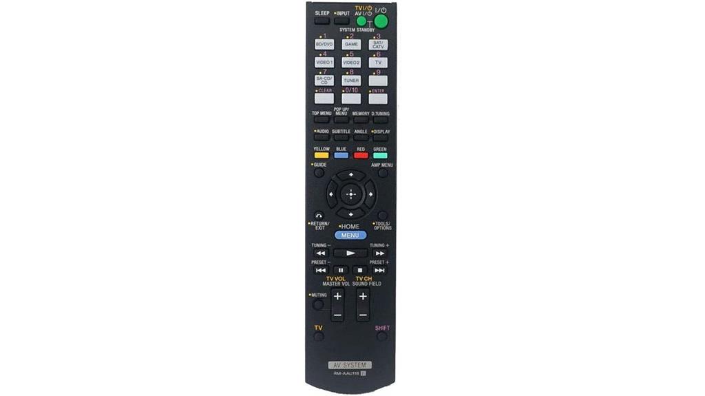sony av remote replacement