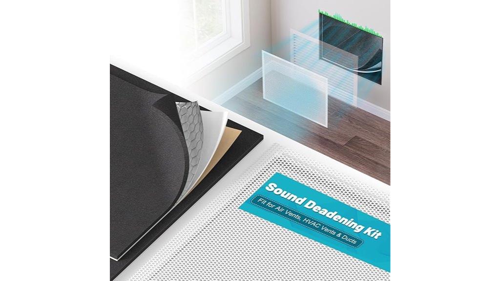 vent soundproofing kit set
