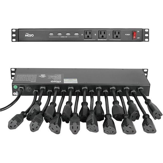 Tecmojo 1U 19-Outlet Rack Mount Power Strip