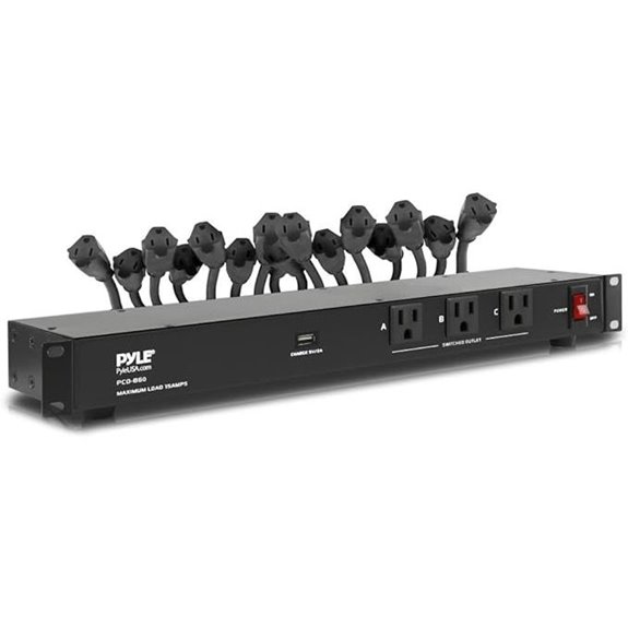 Pyle 19-Outlet Rackmount PDU Power Distribution Unit