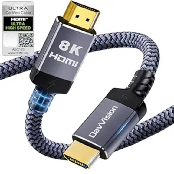 10K/8K HDMI Cable 25FT Ultra High Speed 2.1