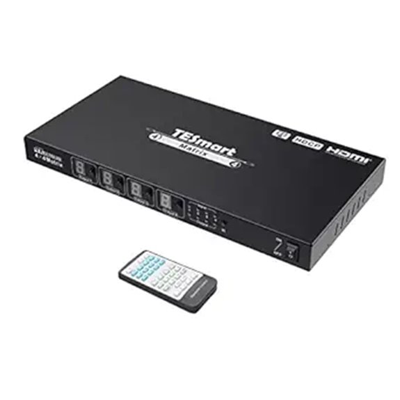 TESmart 4K HDMI Matrix Switcher 4x4 with Multi-view