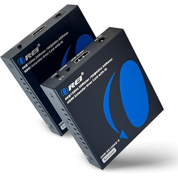 OREI 4K HDMI Over Ethernet Extender (UHD-EX120HZ-K)