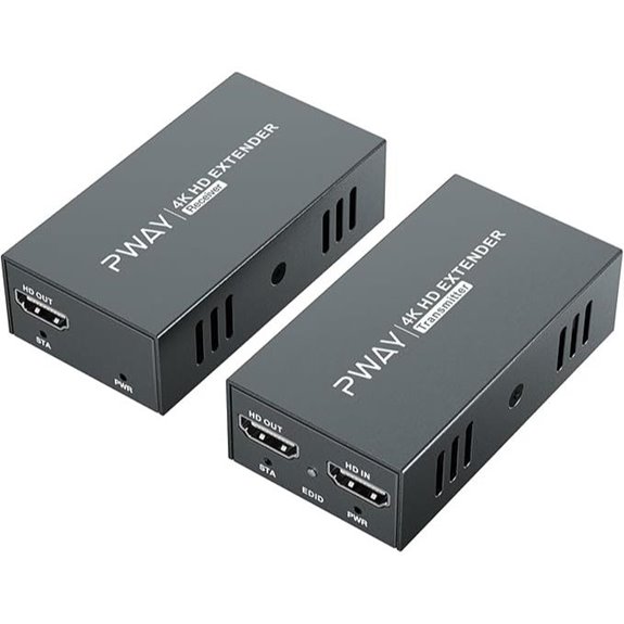 PWAY 4K HDMI Over Ethernet Extender (200Ft)