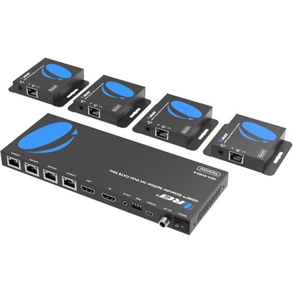 OREI 4K HDMI Extender Splitter over Ethernet