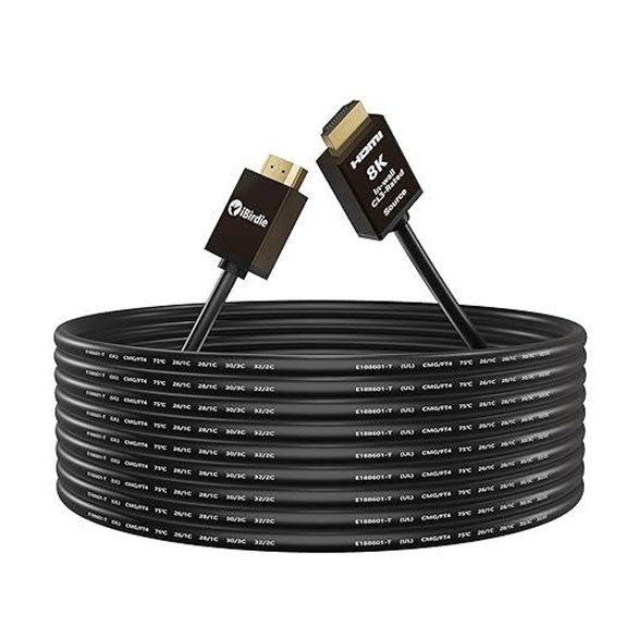 iBirdie 8K Fiber Optic HDMI Cable 100ft