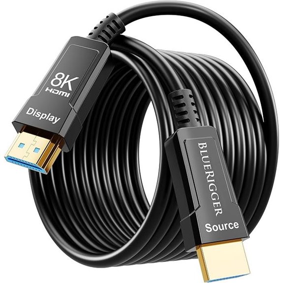 BlueRigger 8K HDMI Fiber Optic Cable 100FT