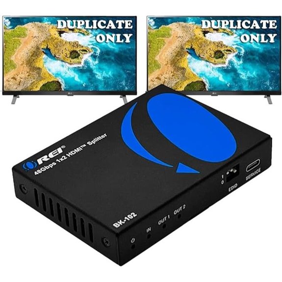 OREI 8K HDMI Splitter 1x2 with HDCP 2.3