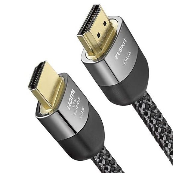 Zeskit 8K HDMI Cable 6ft HDR eARC Gaming Compatible