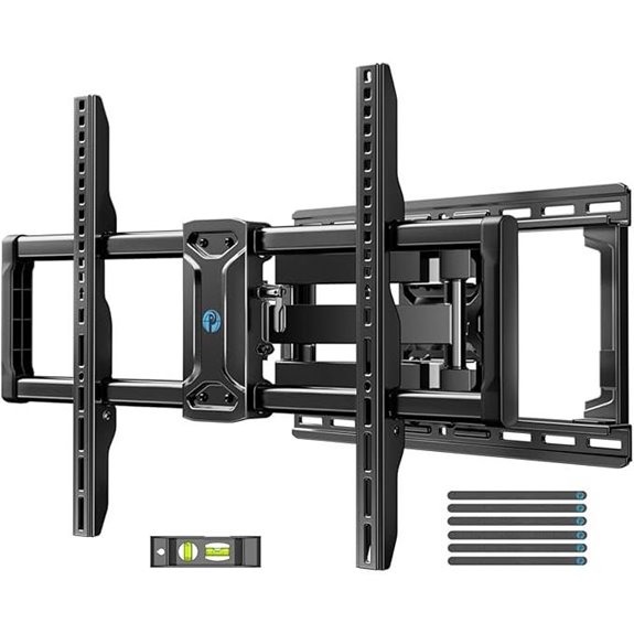 Pipishell Full Motion TV Wall Mount for 42-85 Inch