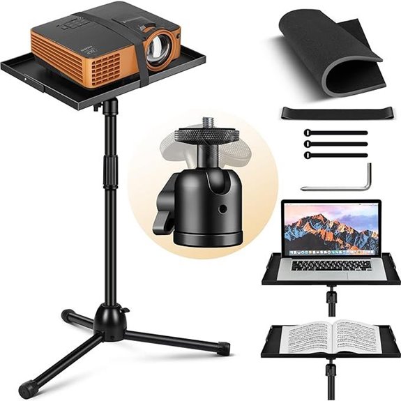 CAHAYA Adjustable Tripod for Projectors and Studio