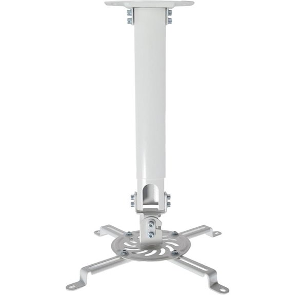 VIVO Universal Ceiling Projector Mount Adjustable White