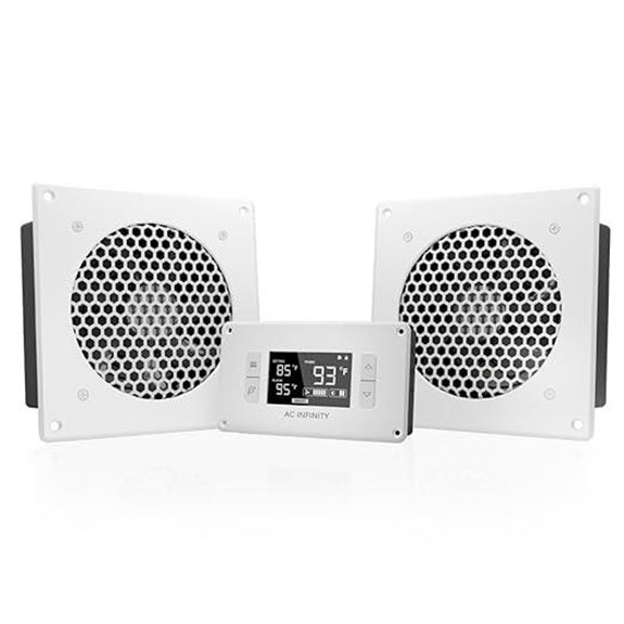 AC Infinity AIRPLATE T8 Dual-Fan System with Thermostat