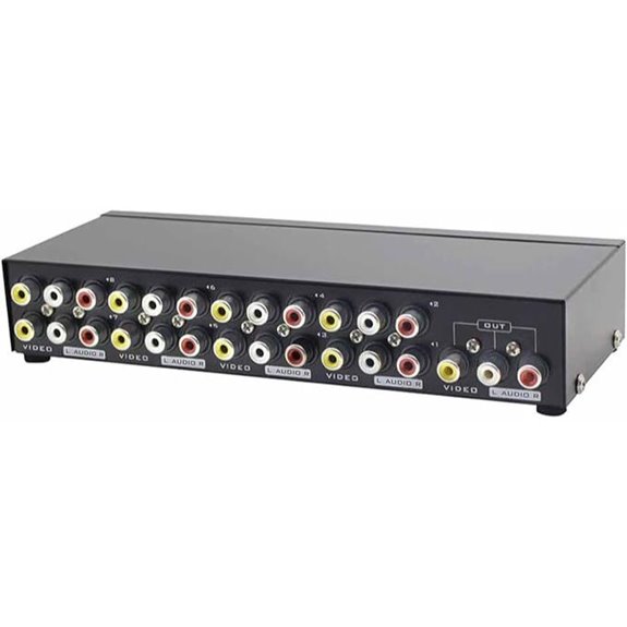 Panlong 8-Way AV RCA Switcher for DVD & Consoles