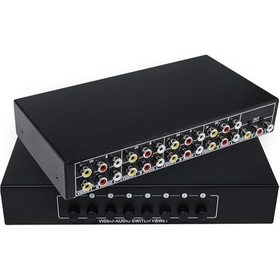 CHUNGHOP 8-Port AV Selector Switcher Box