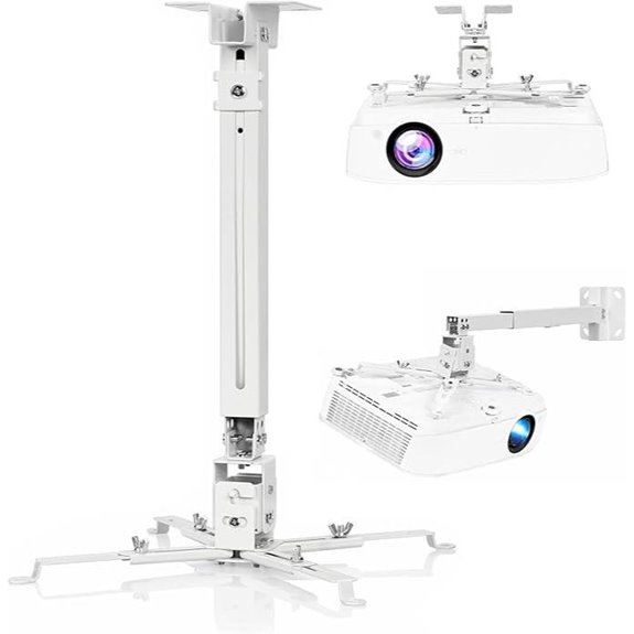 Adjustable Projector Ceiling/Wall Mount Bracket
