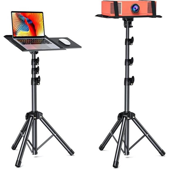 foldable projector tripod with mouse
