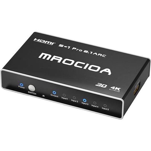 Mrocioa 8K HDMI 2.1 Switch with Remote