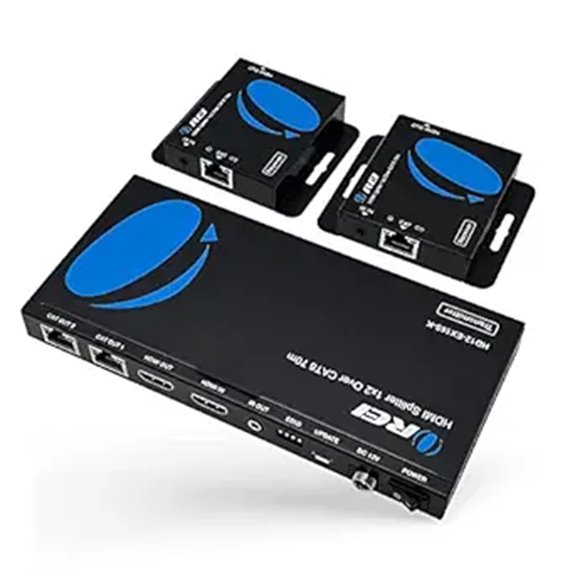 HDMI Over Ethernet Extender Splitter 165 ft