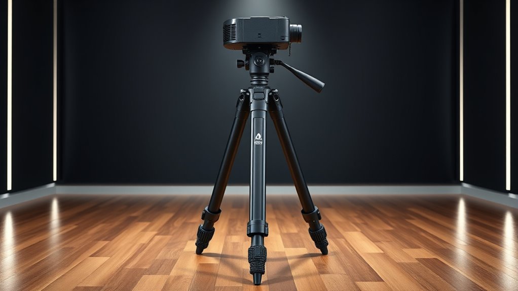 heavy duty indoor projector tripod