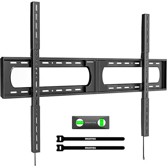 monTEK Heavy Duty TV Wall Mount (37–140”)