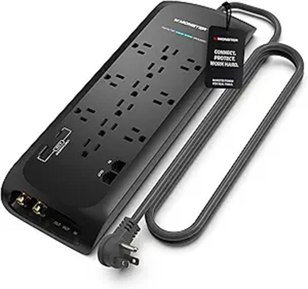 Monster Surge Protector with 4050J 12 Outlets USB