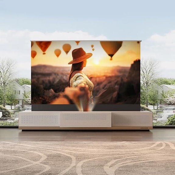 Invisible 4K UHD Laser Cinema with Motorized Floor