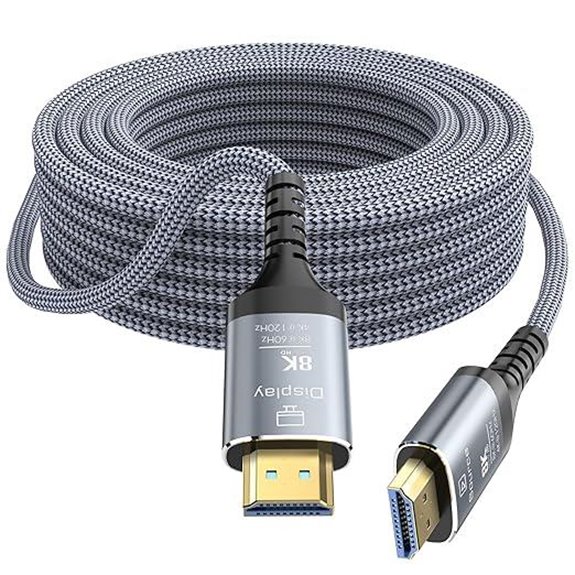 8K Fiber Optic HDMI Cable 50FT for Gaming and HDTV