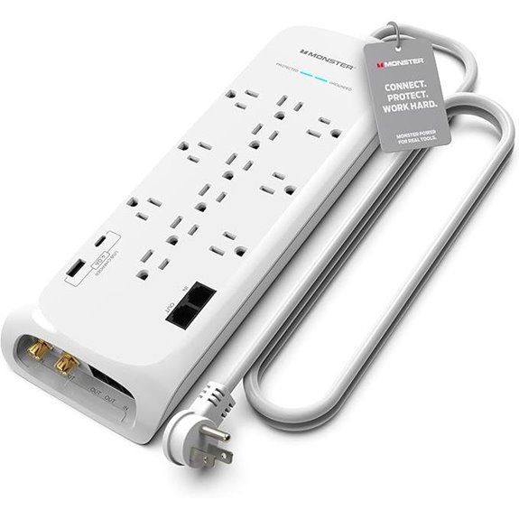 Monster Surge Protector with 4050 Joules 12 Outlets