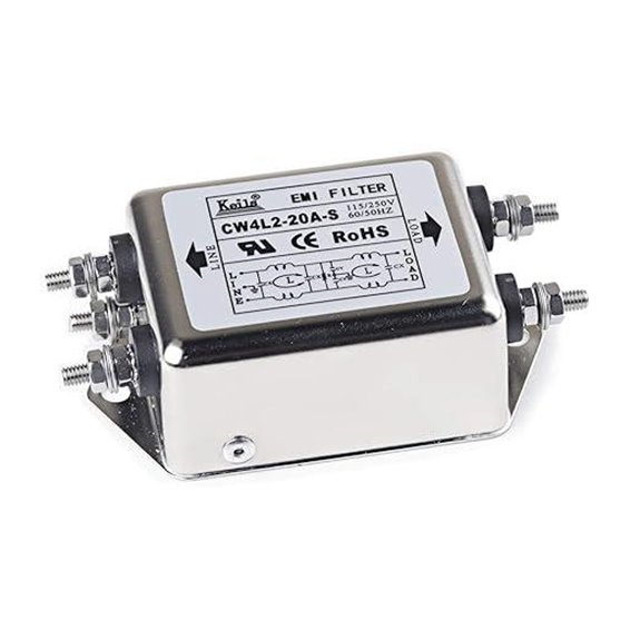 Noise Suppressor Power EMI Filter 20A 115/250V