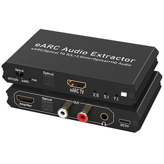 Tendak 192KHz Audio Extractor HDMI eARC/ARC Converter