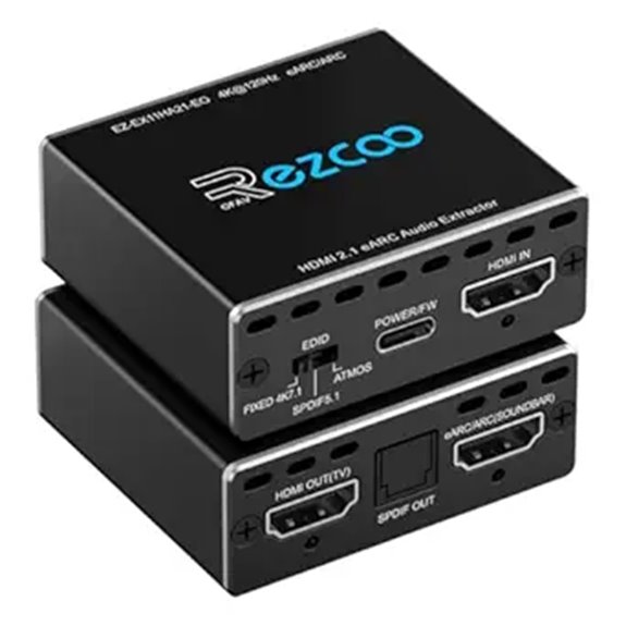 4K HDMI 2.1 eARC Audio Extractor with HDR Support