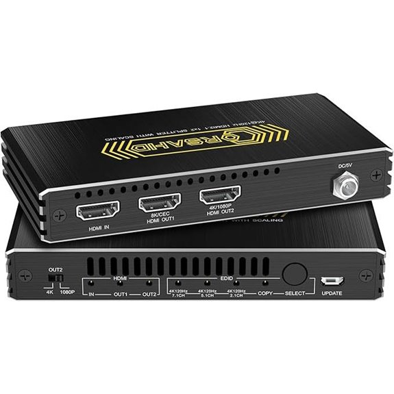 HDMI 2.1 Splitter 8K/4K 120Hz HDR VRR Dolby Atmos