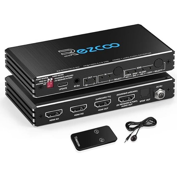 4K HDMI 2.1 Switch with Audio Extractor