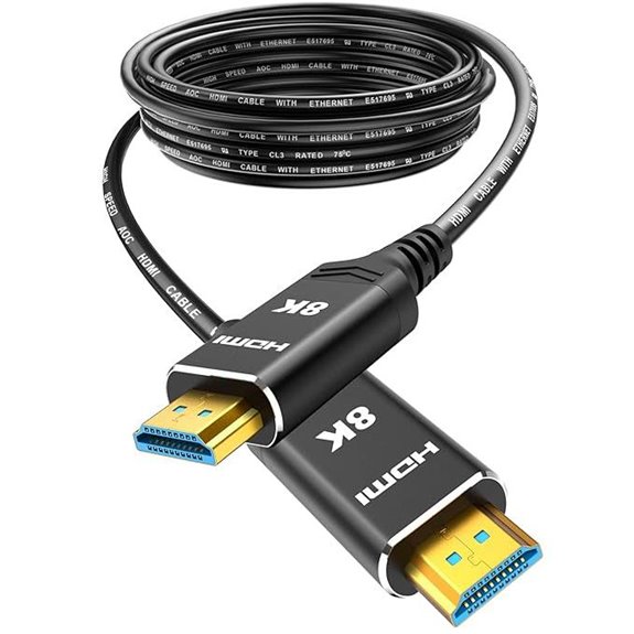 Highwings 8K/4K HDMI Fiber Optic Cable 75ft