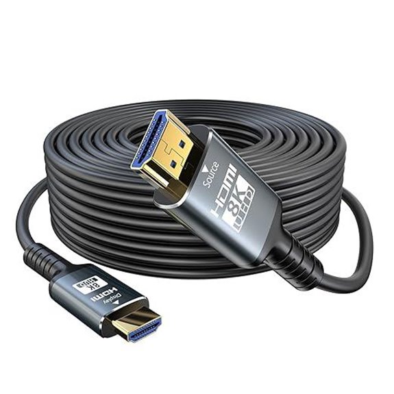 8K HDMI 2.1 Cable 150FT for Gaming and Home Use