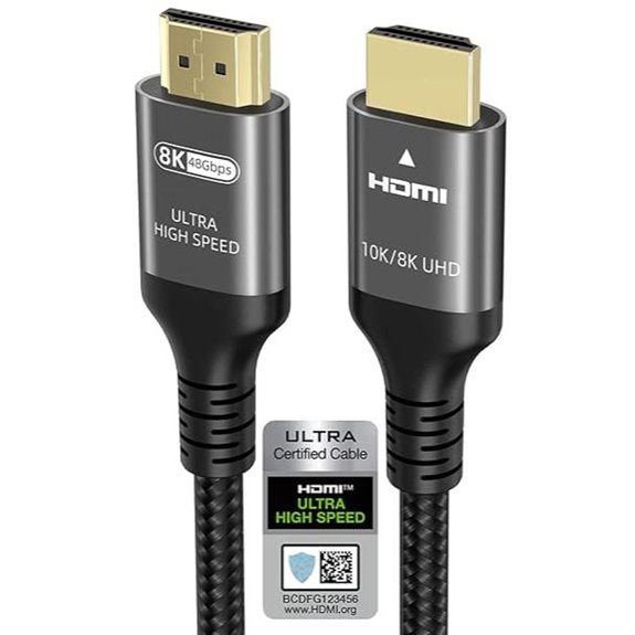 8K/4K HDMI Cable 48Gbps HDR10+ eARC 5ft