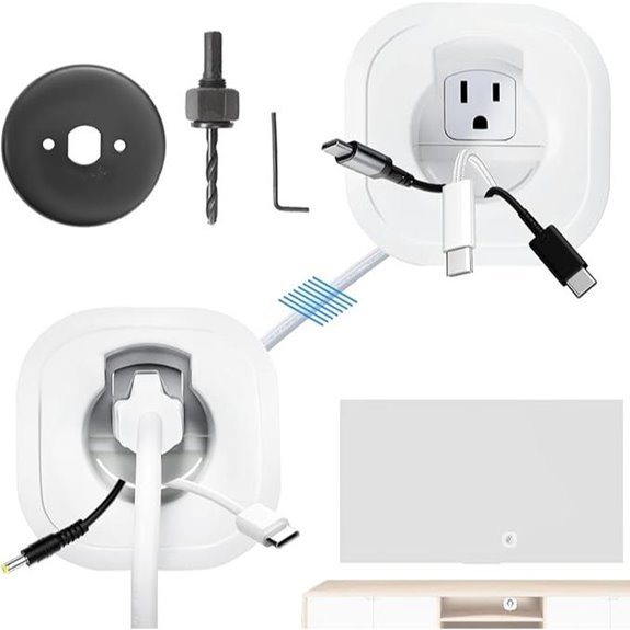 In-Wall TV Cable Management Kit with Tools